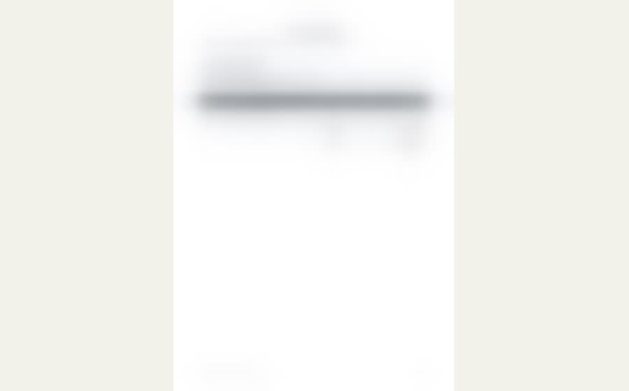 Permanently blurred preview of the baseline test document